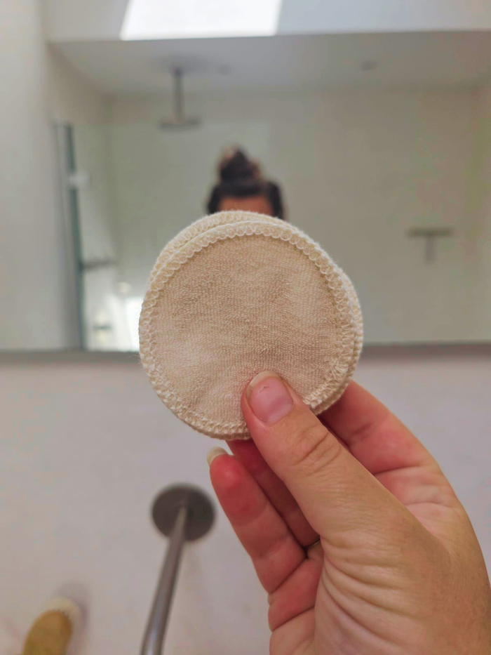 Troepvrije wasbare wattenschijfjes set van 7 (biologisch katoen)