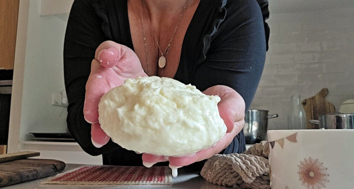 Zelf mozzarella maken van rauwe melk