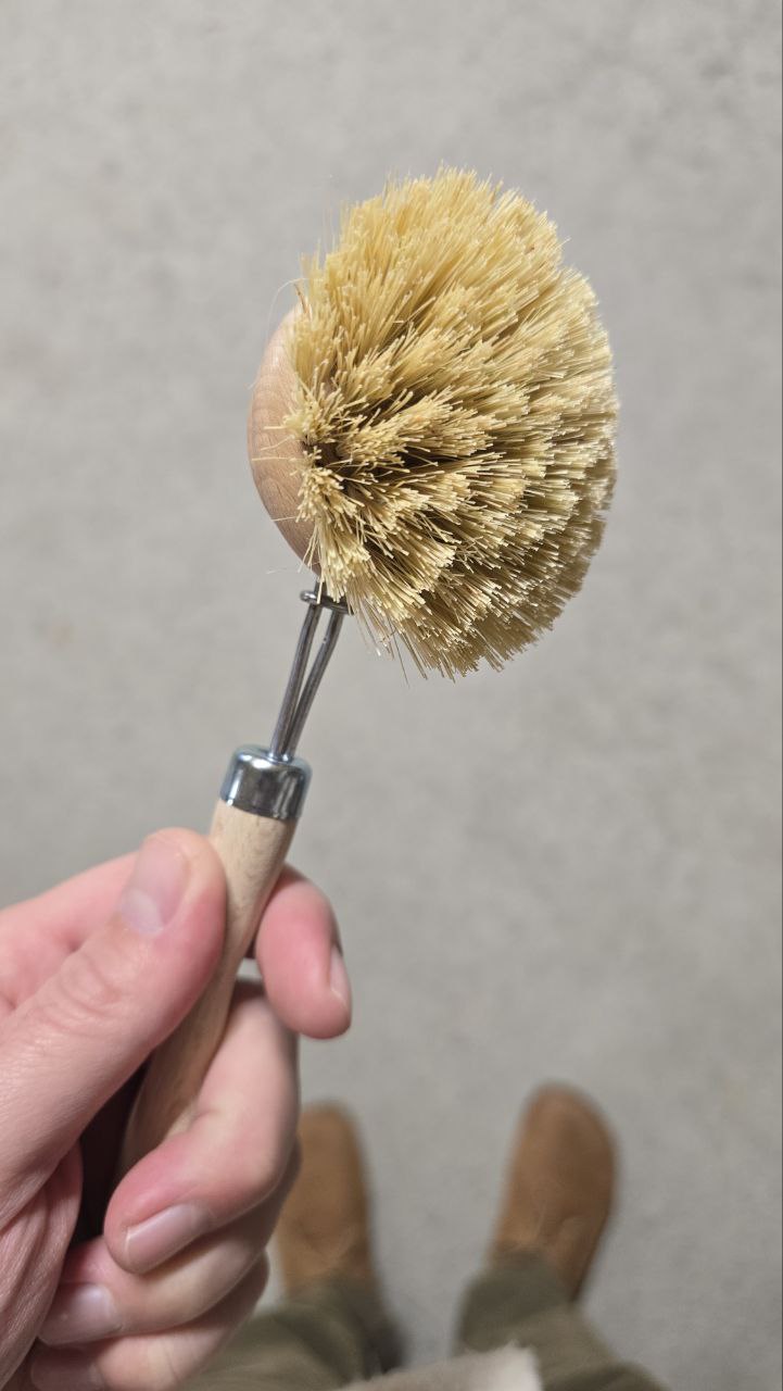 Troepvrije wasborstel(set) van 100% paardenhaar