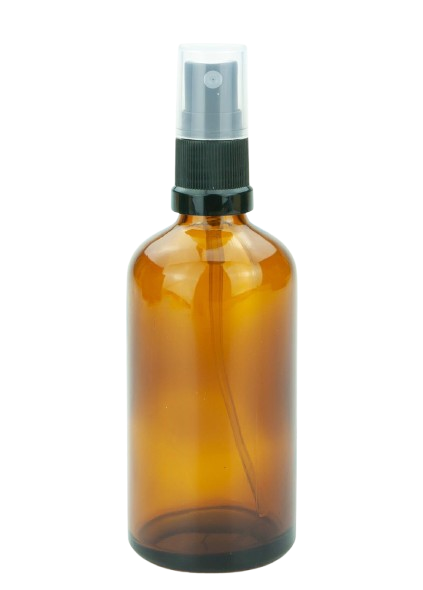 Amber Sprayfles 100 ml van Glas
