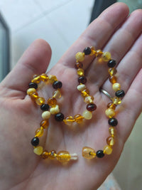 Handgemaakt barnsteen kinderketting & armband (3 kleuren en verschillende maten)