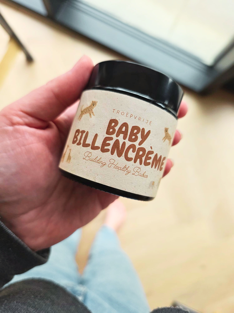 Troepvrije baby billencrème