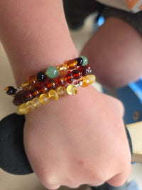 Handgemaakt barnsteen kinderketting & armband (3 kleuren en verschillende maten)
