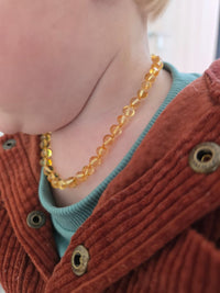 Handgemaakt barnsteen kinderketting & armband (3 kleuren en verschillende maten)