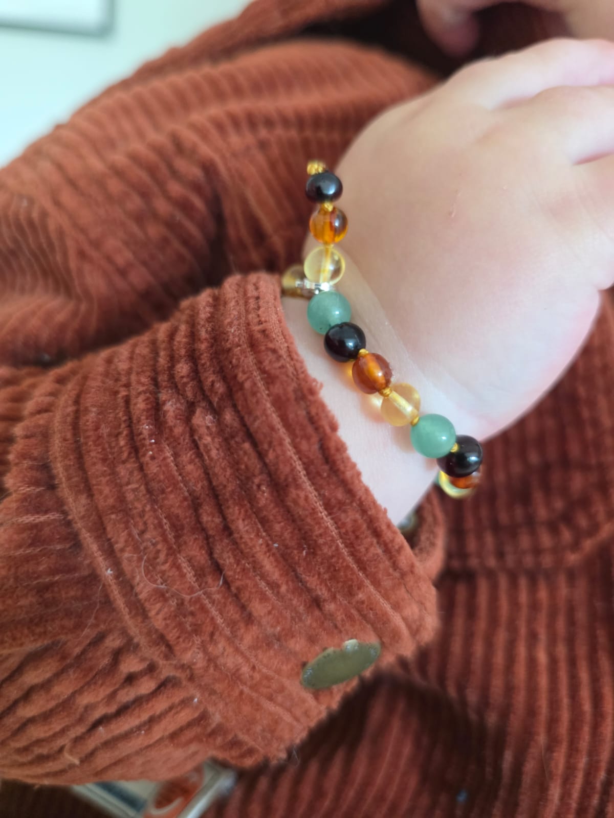 Handgemaakt barnsteen kinderketting & armband (3 kleuren en verschillende maten)