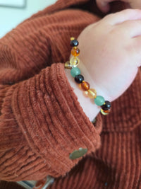 Handgemaakt barnsteen kinderketting & armband (3 kleuren en verschillende maten)