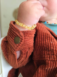 Handgemaakt barnsteen kinderketting & armband (3 kleuren en verschillende maten)