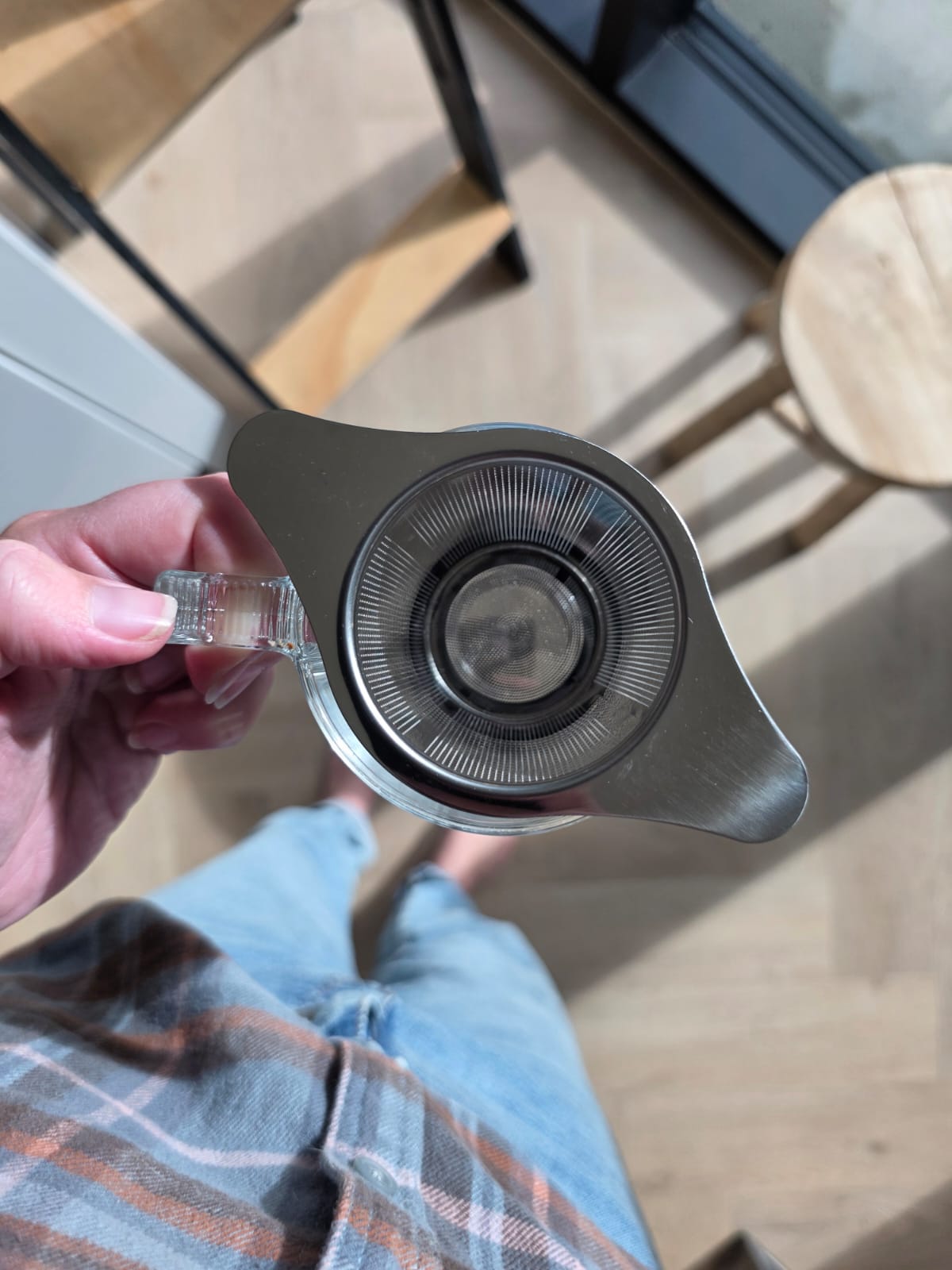 Troepvrij theefilter van roestvrij staal