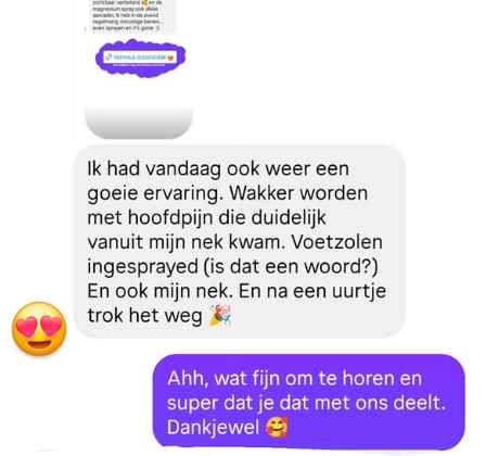 Ervaring met magnesium spray 12