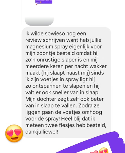Ervaring met magnesium spray 15