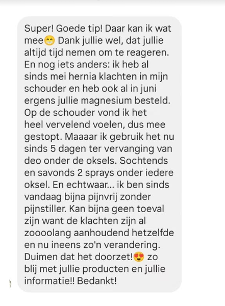 Ervaring met magnesium spray 18