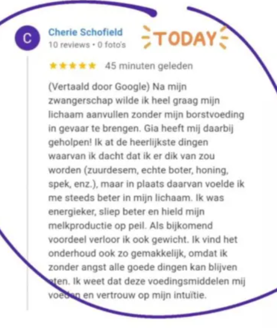 Review zwangerschap 1